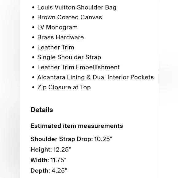 Amazing Condition! LV Monogram Looping GM Shoulder Bag. - Picture 12 of 16